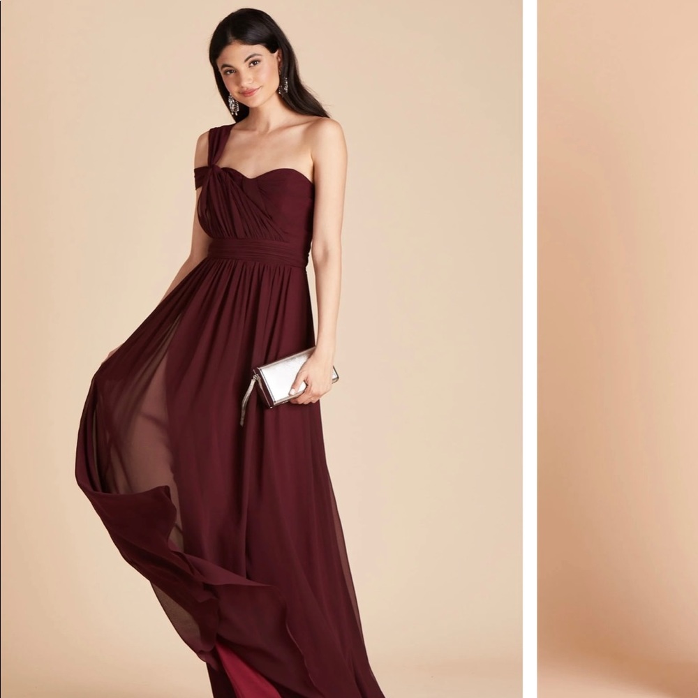 Birdy Grey Grace Convertible Bridesmaid Dress in Cabarnet